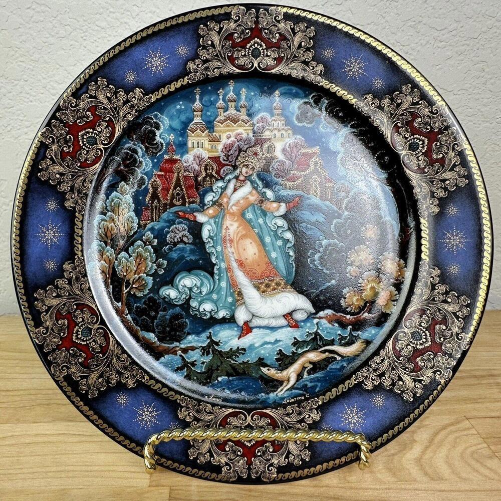 6 Bradford Exchange Bradex RUSSIAN SEASONS 7 3/4" Collector Plates by Byliny